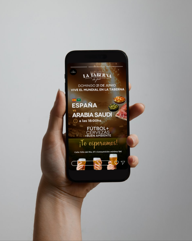 story mockup taberna